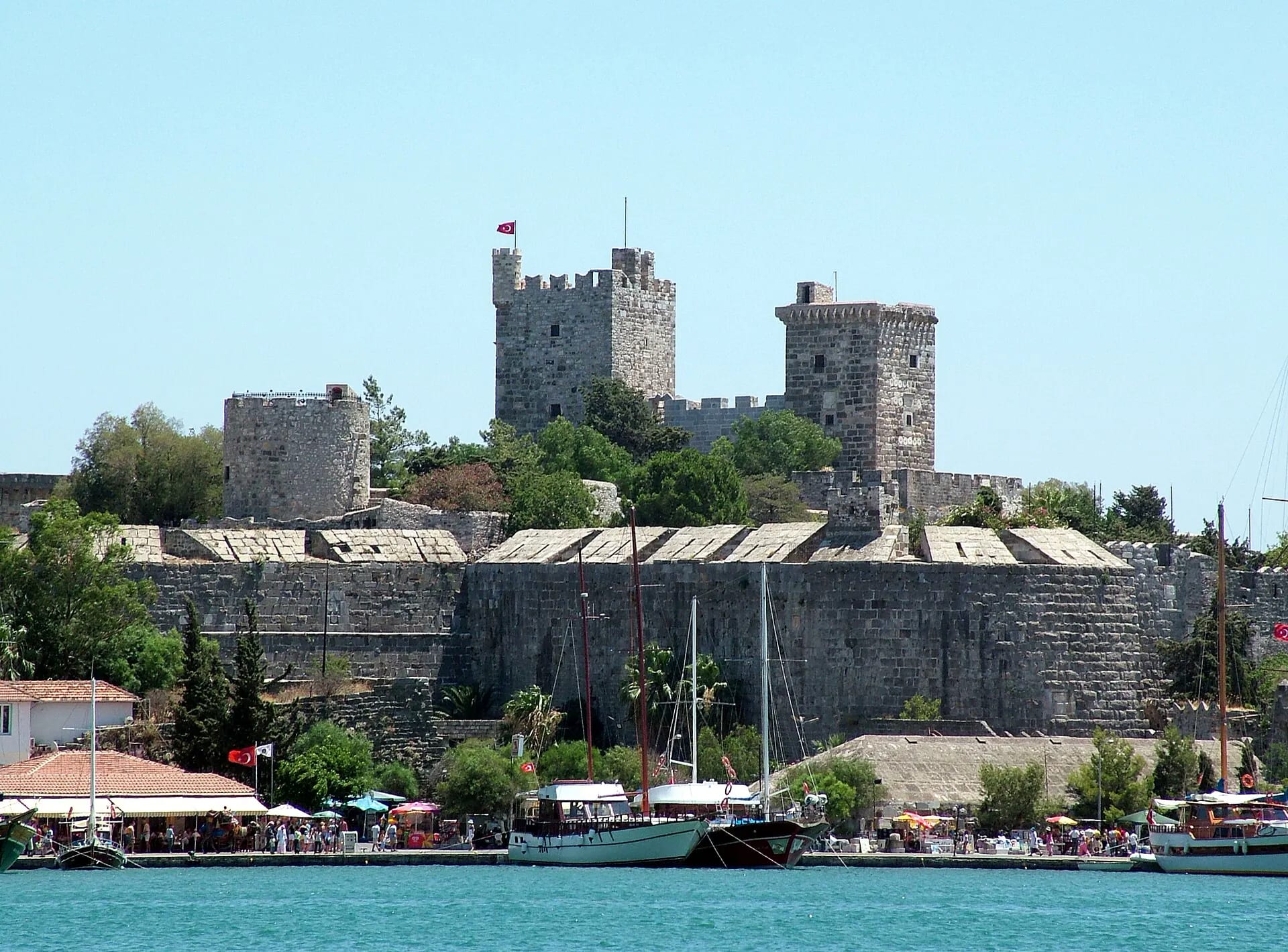 Bodrum Castle and harbour