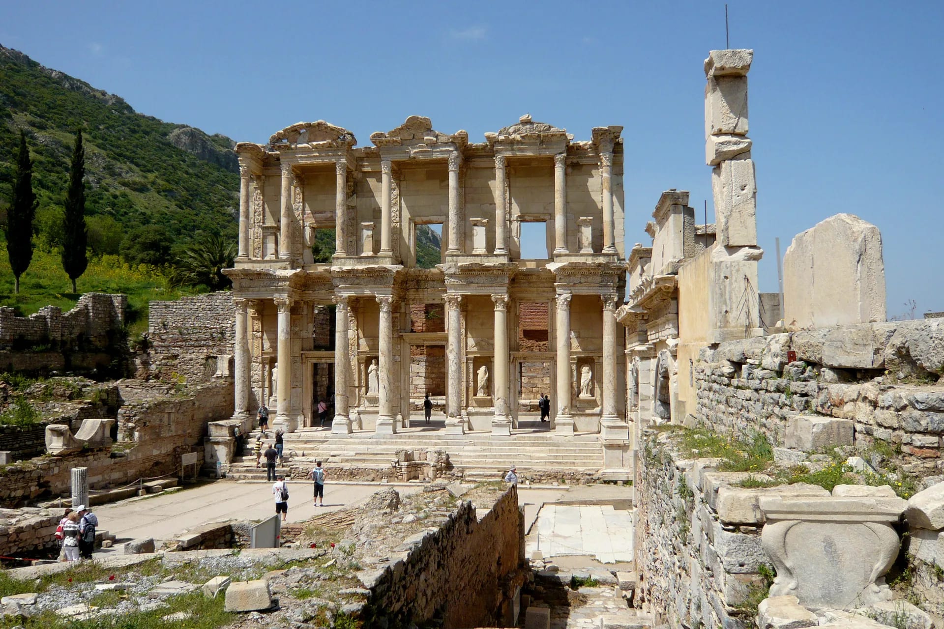 Library of Celsus at Ephesus near Kusadasi